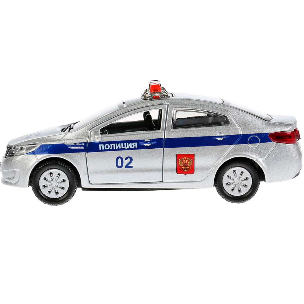 Модель KIA RIO Полиция RIO-POLICE Технопарк  в коробке