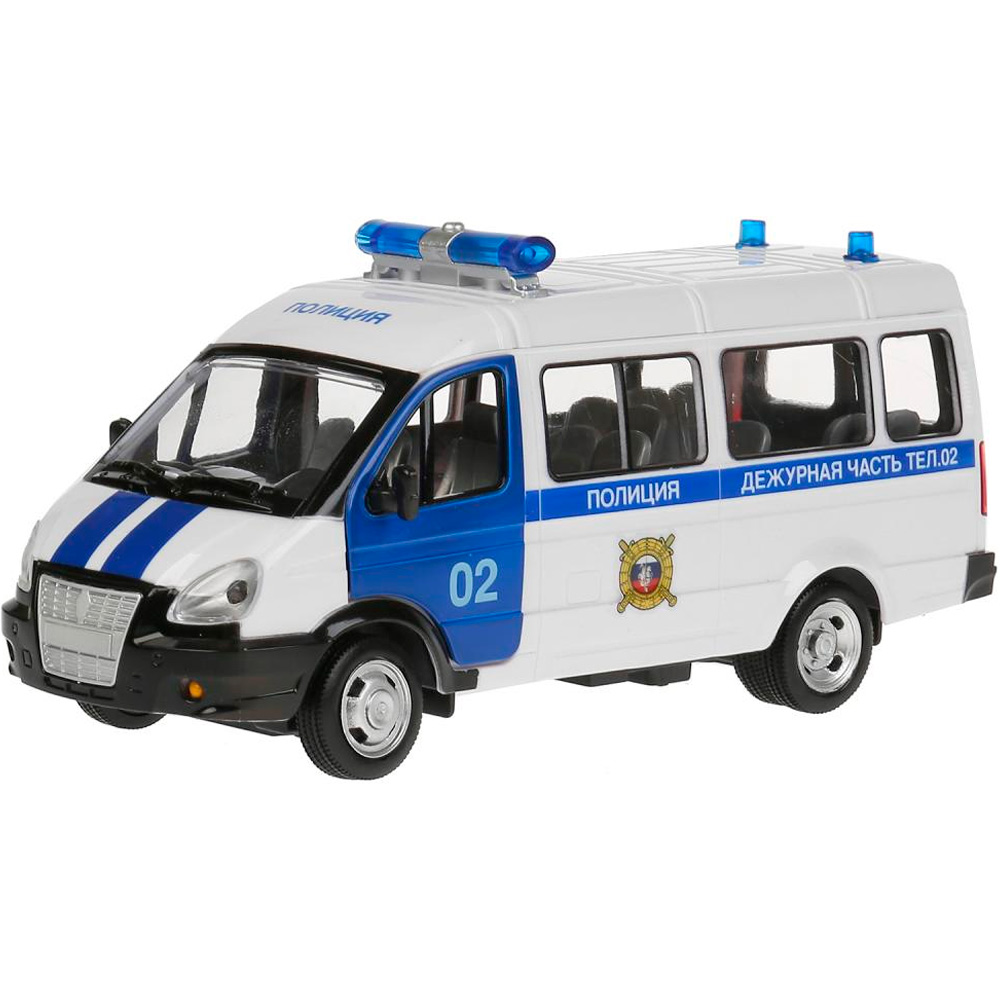 Модель 600-09002XHR Газ Газель полиция Технопарк в коробке Модель 600-09002XHR Газ Газель полиция Технопарк в коробке