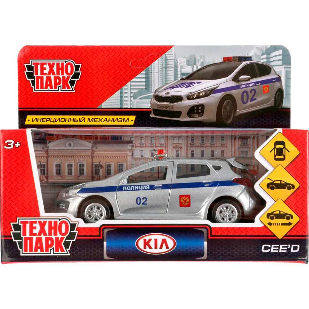 Модель CEED-POLICE KIA CEED Полиция Технопарк в коробке