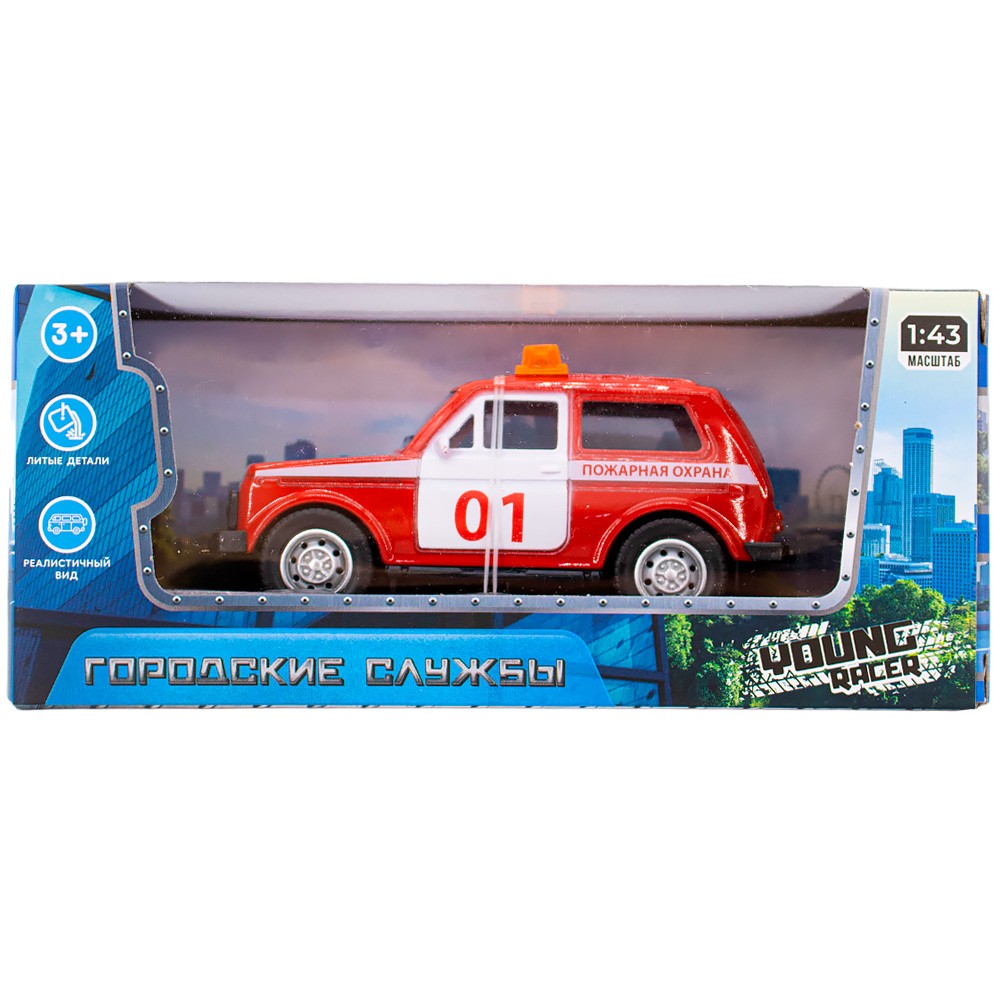 Машина инерционная Young Racer 1501A-252YS металл. в коробке