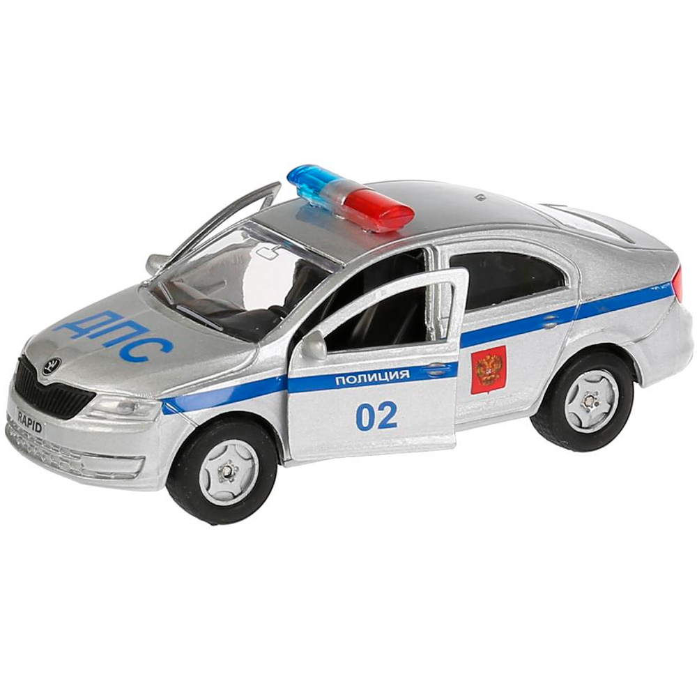 Модель SB-18-22-SR-P-WB SKODA Rapid полиция Технопарк  в коробке