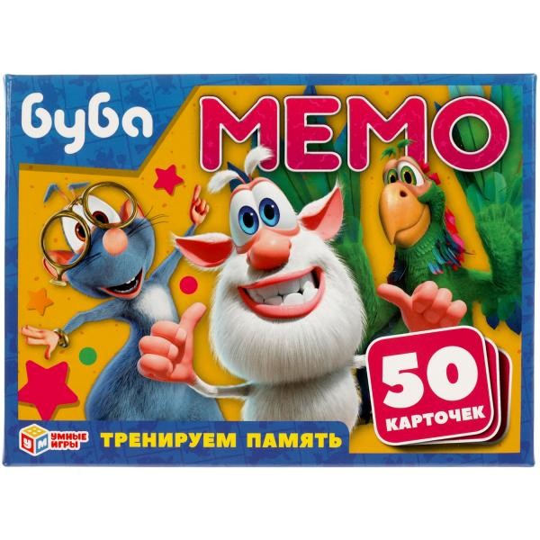 Игра наст. Умка Буба МЕМО.Карточная 50 карточек 4610136737143