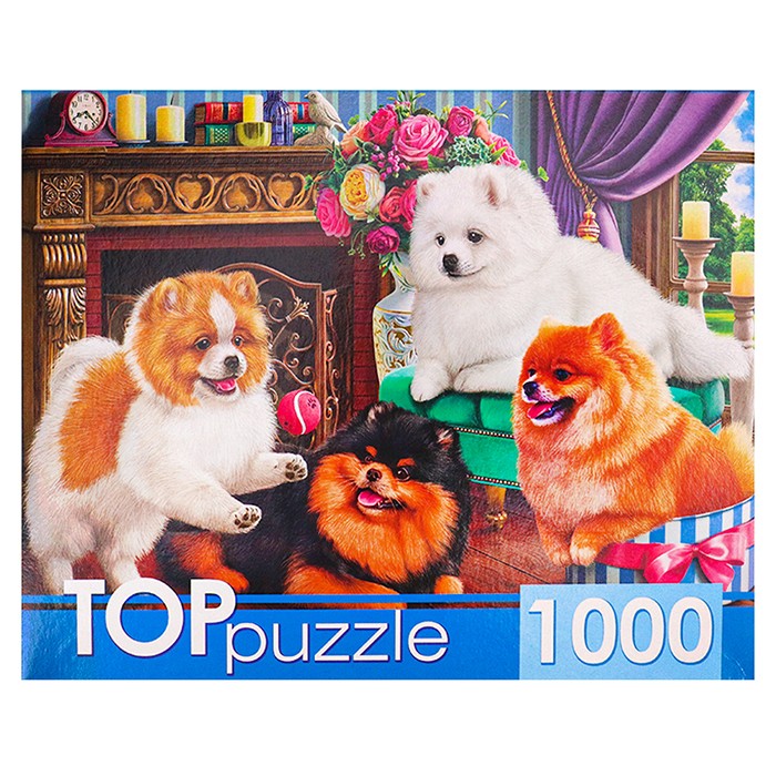 Пазл 1000 Игривые шпицы ХТП1000-4145