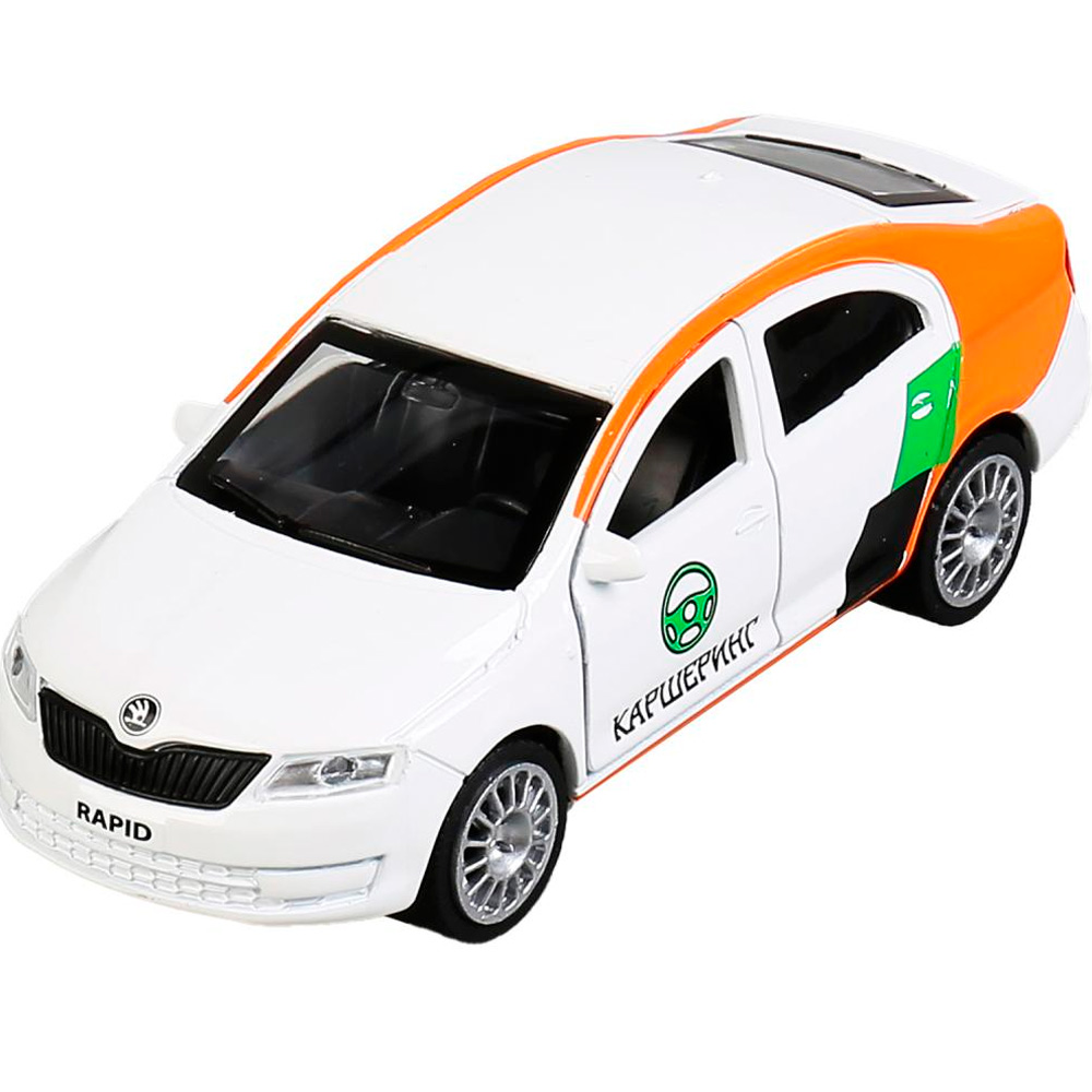 Модель SB-18-22-SR-CSWB SKODA Rapid Каршеринг Технопарк  в коробке