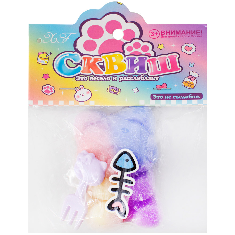 Игрушка антистресс сквиш кошечка GG187 Игрушка антистресс сквиш кошечка GG187