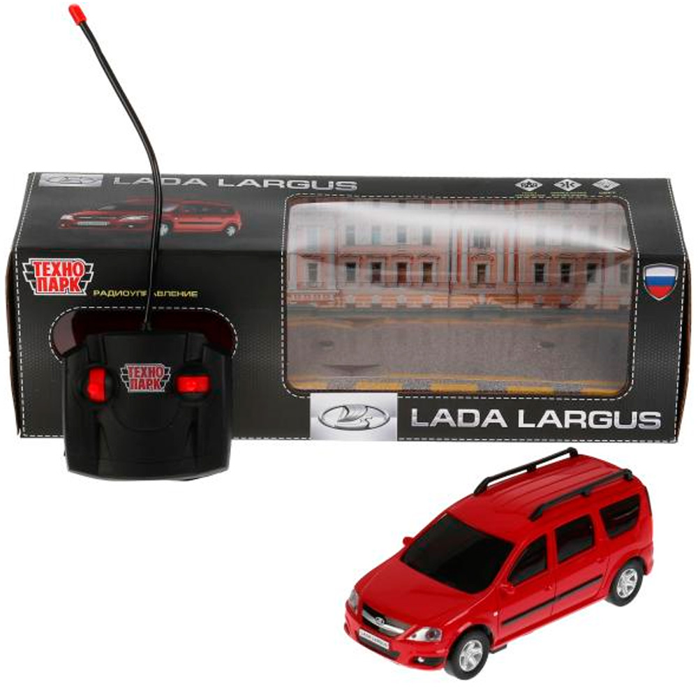 Машина на радиоуправлении LADA LARGUS 18 см, свет, краснный LADALARGUS-18L-RD Технопарк Машина на радиоуправлении LADA LARGUS 18 см, свет, краснный LADALARGUS-18L-RD Технопарк
