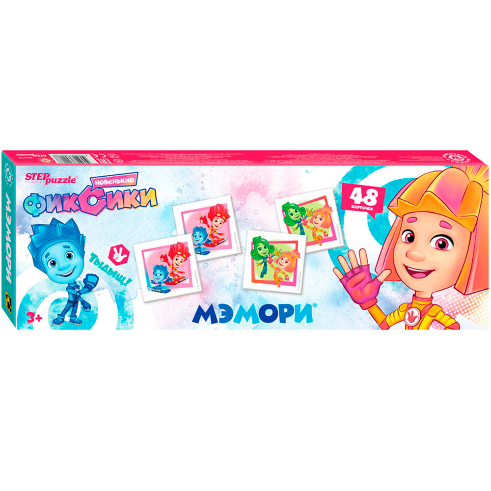 Настольная игра Мэмори Фиксики 80218 Степ