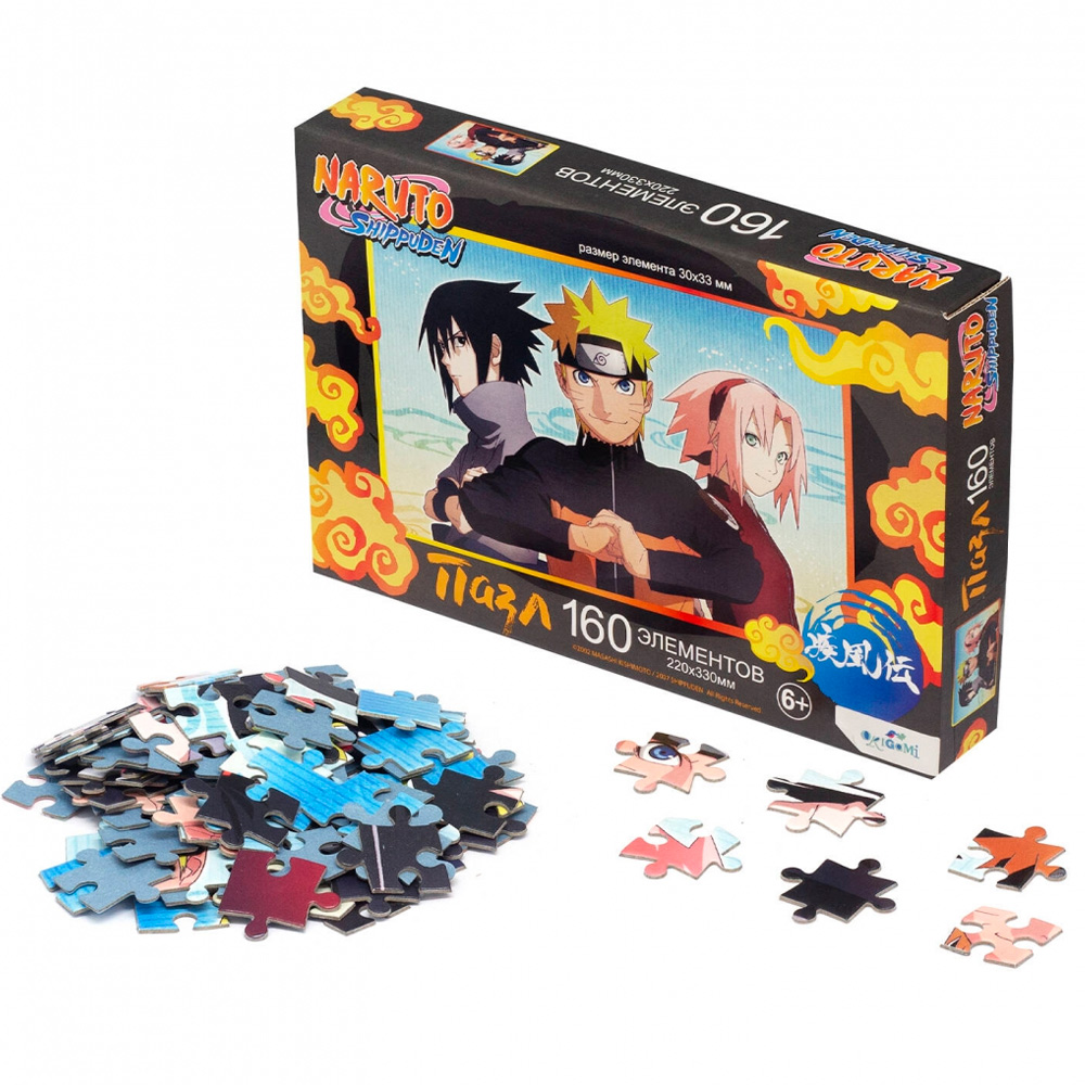 Пазл 160 Naruto.Готовность к бою 09080 Origami Пазл 160 Naruto.Готовность к бою 09080 Origami