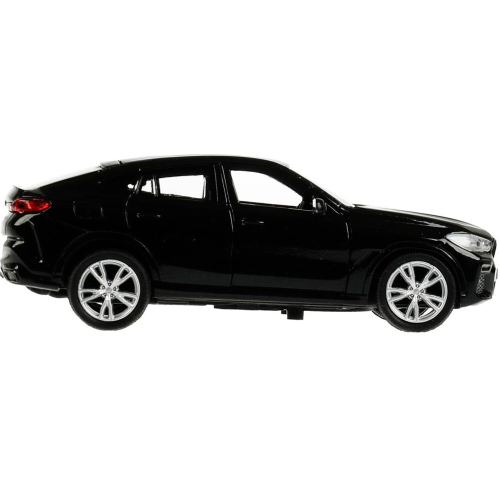 Модель X6-12-BK BMW X6 длина 12 см, двери, багаж, инер, черный Технопарк в коробке