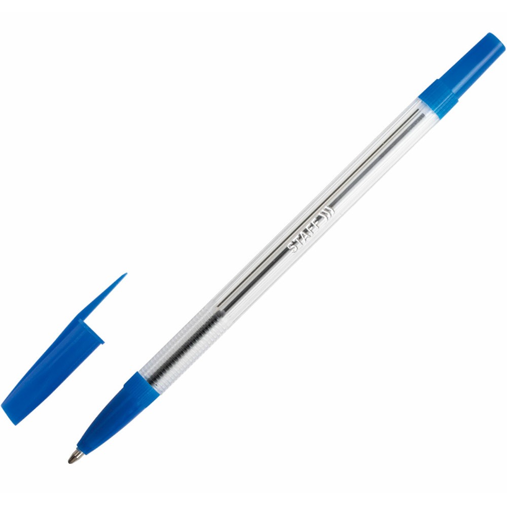 Ручка шарик синий Basic BP-03 STAFF 143742