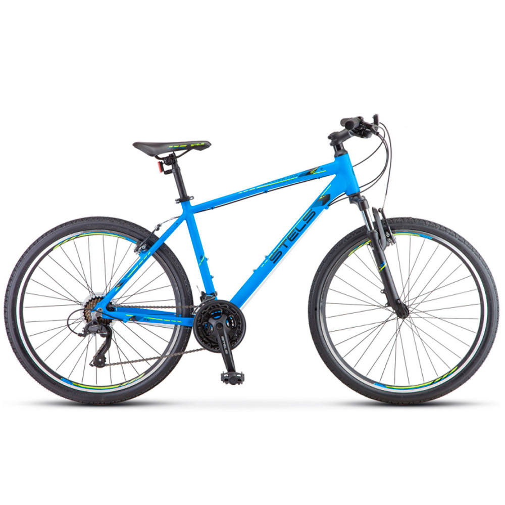 Велосипед 2-х 26" Navigator-590 V 20" синий/салатовый K010 /STELS/.