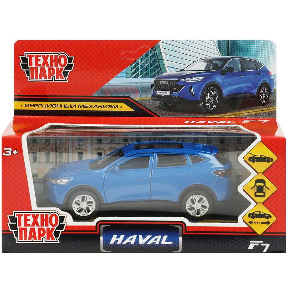Модель F7-12-BU HAVAL F7 длина 12 см, дв, багаж, инер, синий Технопарк в коробке Модель F7-12-BU HAVAL F7 длина 12 см, дв, багаж, инер, синий Технопарк в коробке
