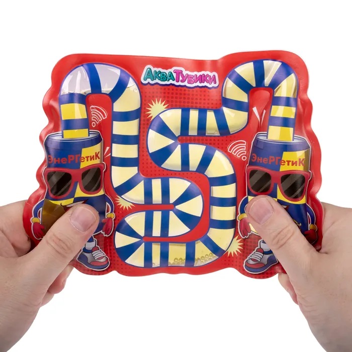 Игрушка антистресс Акватубики Бодрячок: Красный Бык переливайка Т25792 1toy Игрушка антистресс Акватубики Бодрячок: Красный Бык переливайка Т25792 1toy