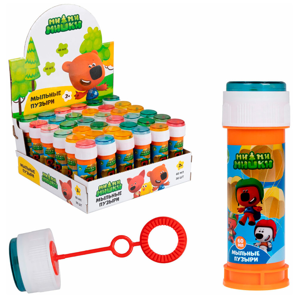 Мыл. пузыри Т25893 Ми-ми-мишки в корытце 23,5*23,5*9,5 60 мл 1toy