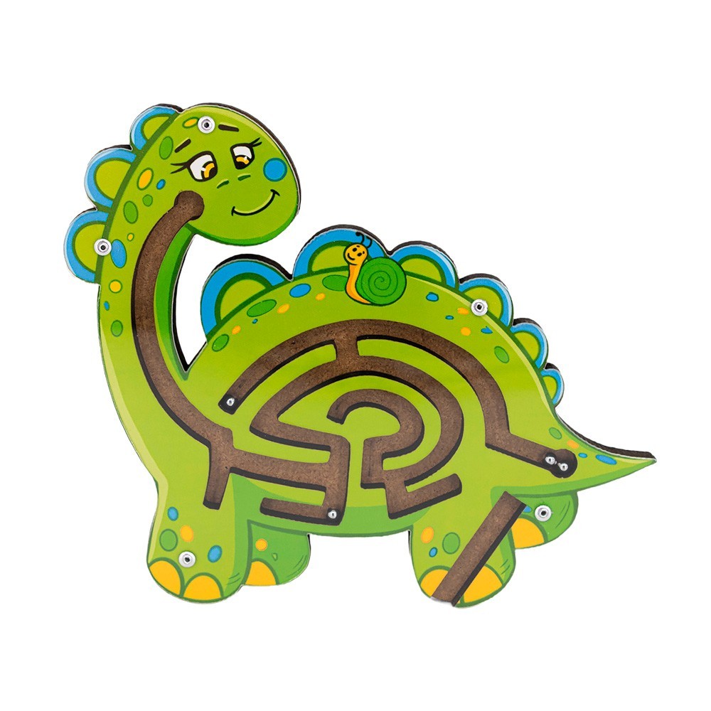 Дер. Лабиринт с шариками Динозавр ОА-00000257 /Арбо/.