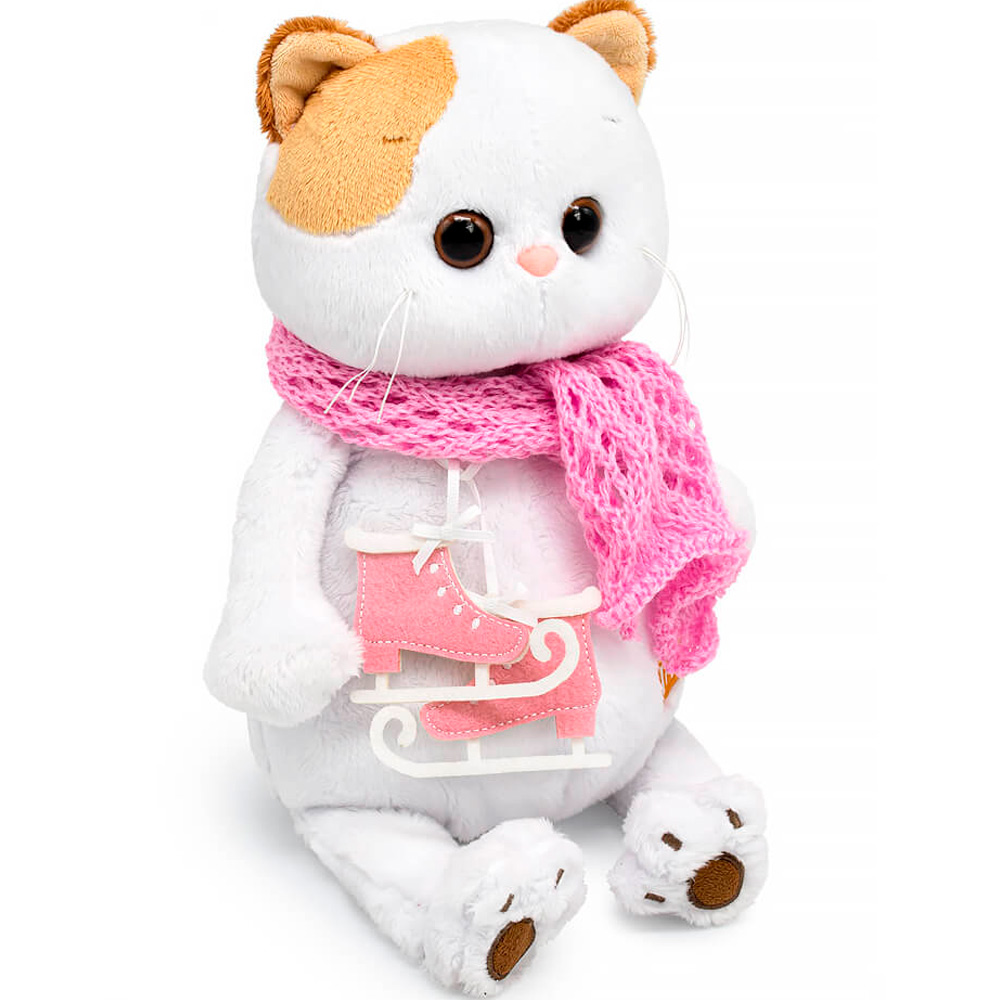 Ли-Ли Кошечка с коньками и в шарфике LK24-155 Ли-Ли Кошечка с коньками и в шарфике LK24-155