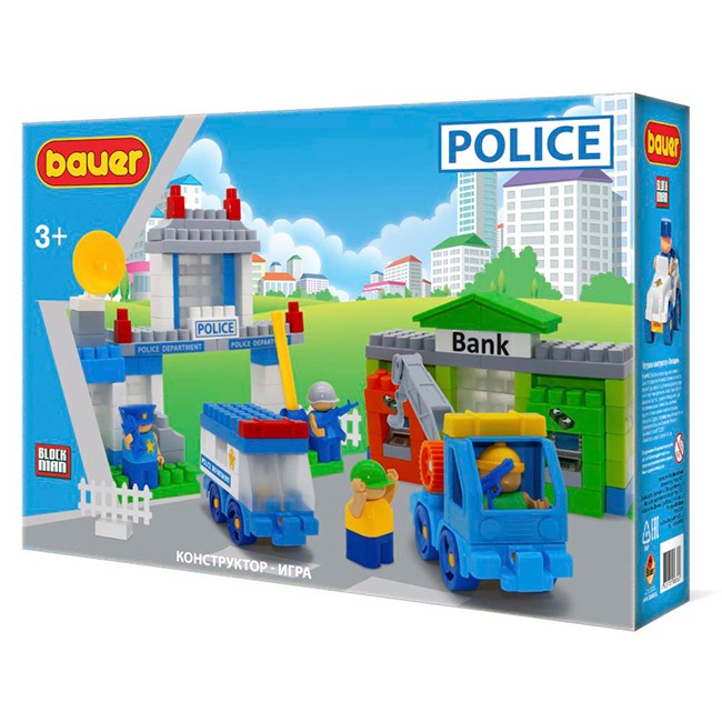 Констр-р Bauer 632 "Полиция" набор Ограбление банка