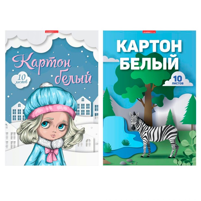 Картон белый 10л А4 Аппликация 11881/2-EAC Картон белый 10л А4 Аппликация 11881/2-EAC