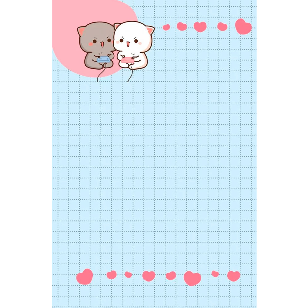Блокнот 30 л KAWAII LOVE, наполненный любовью розовый с кроликами 978-5-00241-135-1