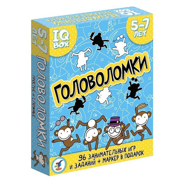 Игра IQ Box. Головоломки. 5-7 лет 3565