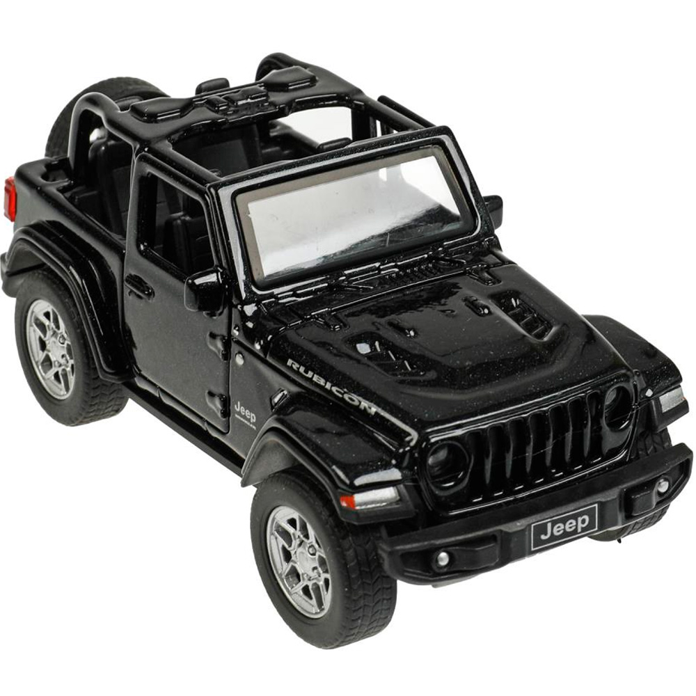 Модель RUBICON3D-12-BK JEEP WRANGLER RUBICON 11 см, двери, багаж, инерц, черный Технопарк в коробке /72/