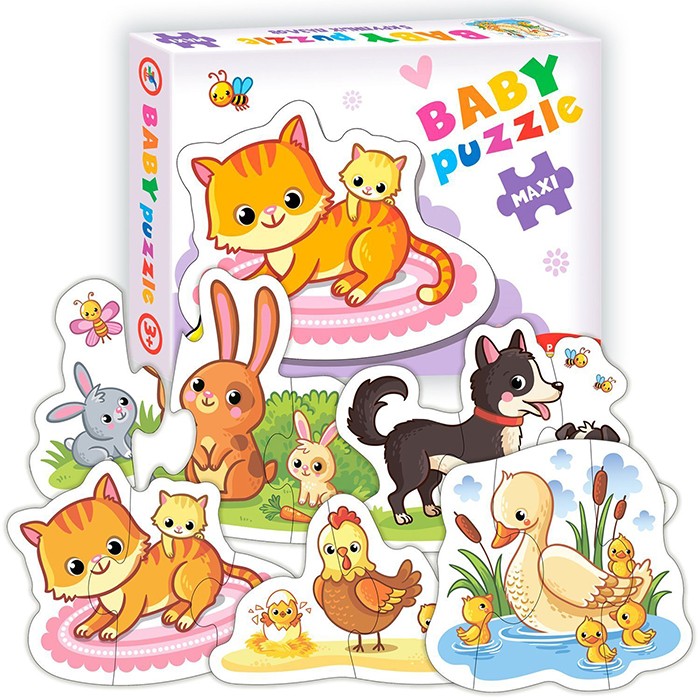 Пазл Baby Puzzle Мамы и малыши-1 3995