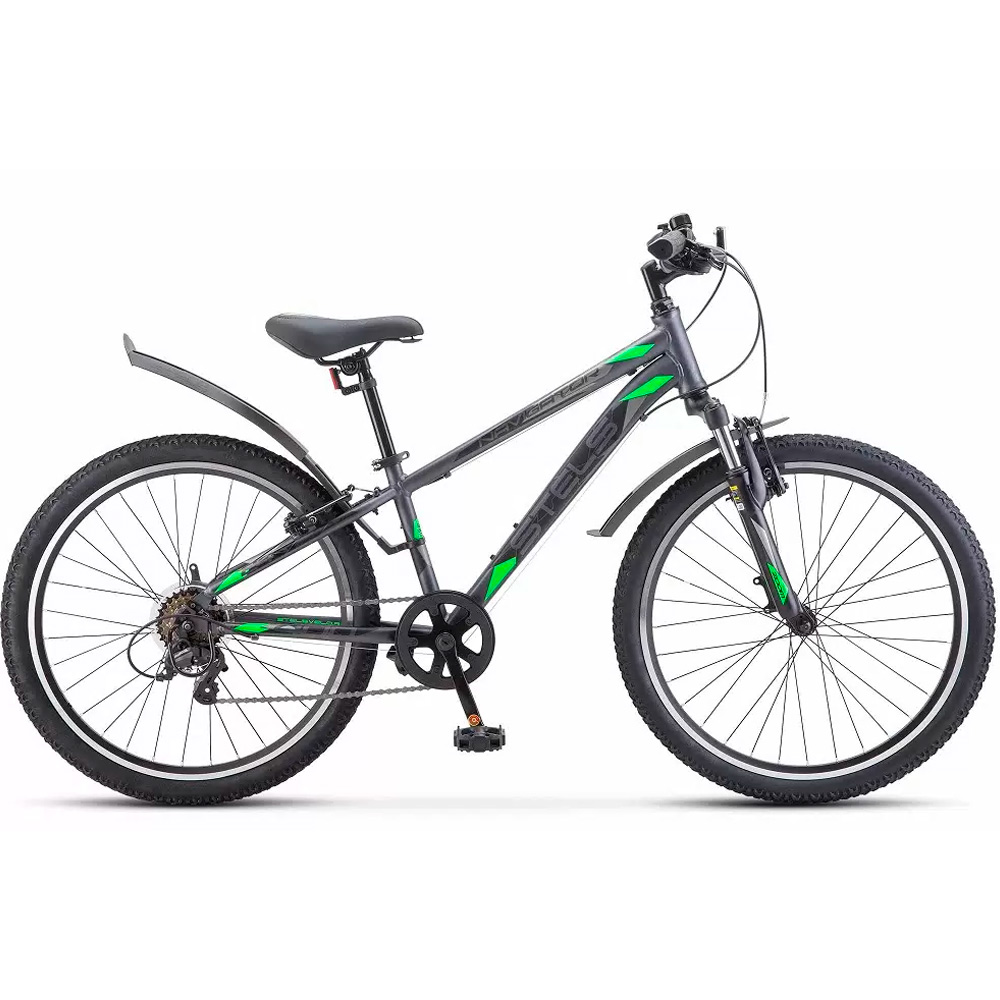Велосипед 2-х 24” Navigator-400 V 12" Серый/Зеленый